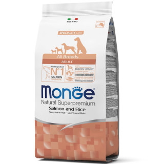 Корм Monge Monoprotein Adult All Breeds Salmone сухий монопротеїновий з лососем для дорослих собак усіх порід 15 кг - Інтернет-магазин спільних покупок ToGether