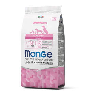 Корм Monge Monoprotein All breeds Adult Maiale сухий зі свининою для дорослих собак усіх порід 15 кг - Інтернет-магазин спільних покупок ToGether