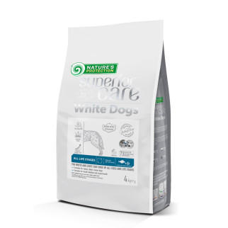 Корм Nature's Protection Superior Care White Dogs White Fish All Sizes and Life Stages сухий із білою рибою для собак із білою вовною на всіх стадіях життя 4 кг - Інтернет-магазин спільних покупок ToGether