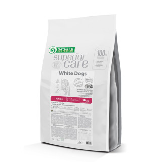 Корм Nature's Protection Superior Care White Dogs White Fish Junior All Sizes сухий з білою рибою для юніорів з білою вовною 10 кг - Інтернет-магазин спільних покупок ToGether