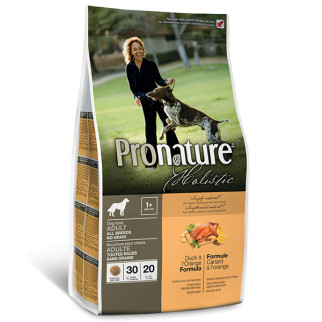 Корм Pronature Holistic Dog Duck & Orange сухий з качкою для дорослих собак 340 гр - Інтернет-магазин спільних покупок ToGether