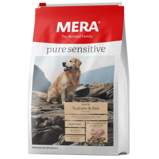 Корм Mera Pure Sensitive Dog Senior Truthahn & Reis з індичкою для літніх собак усіх порід 1 кг - Інтернет-магазин спільних покупок ToGether