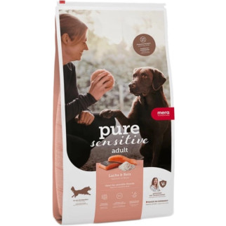 Корм Mera Pure Sensitive Dog Adult Lachs & Reis сухий із лососем для дорослих собак усіх порід 12.5 кг - Інтернет-магазин спільних покупок ToGether