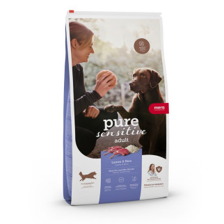 Корм Mera Pure Sensitive Dog Adult Lamm & Reis сухий з ягнятиною для дорослих собак усіх порід 1 кг - Інтернет-магазин спільних покупок ToGether