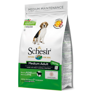 Корм Schesir Dog Medium Adult Lamb сухий з ягнятком для собак середніх порід 3 кг - Інтернет-магазин спільних покупок ToGether