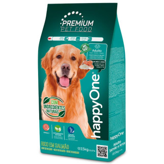 Корм happyOne Premium Salmon&Rice Adult Dog сухий з лососем для дорослих собак 15 кг - Інтернет-магазин спільних покупок ToGether