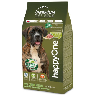 Корм happyOne Premium Dog Light&Senior Fresh Meat сухий для малоактивних та літніх собак усіх порід 15 кг - Інтернет-магазин спільних покупок ToGether