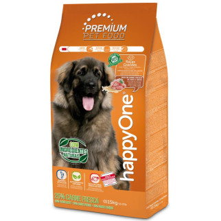 Корм happyOne Premium Dog Large Breeds Fresh Meat сухий зі свіжим м'ясом для дорослих собак великих порід 15 кг - Інтернет-магазин спільних покупок ToGether