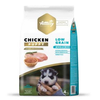 Корм Amity Super Premium Puppy сухий з куркою для цуценят всіх порід 4 кг - Інтернет-магазин спільних покупок ToGether