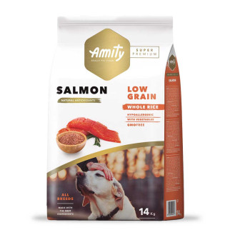 Корм Amity Super Premium Salmon сухий з лососем для дорослих собак 14 кг - Інтернет-магазин спільних покупок ToGether