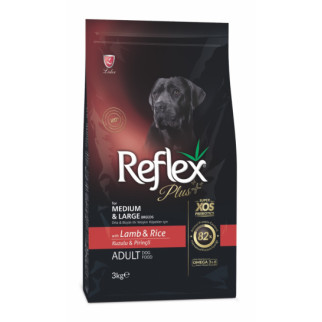 Корм Reflex Plus Adult Medium & Large Breeds Lamb & Rice сухий з ягнятком для дорослих собак середніх і великих порід 3 кг - Інтернет-магазин спільних покупок ToGether