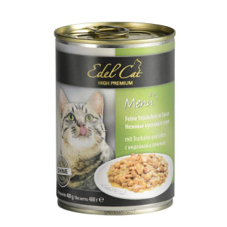 Корм Edel Cat вологий з індичкою та печінкою для дорослих котів 400 гр - Інтернет-магазин спільних покупок ToGether