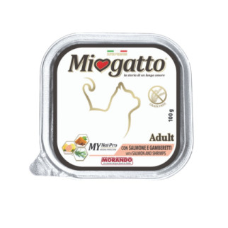 Корм Morando Miogatto Adult Salmon and Shrimps вологий з лососем та креветками для дорослих котів 100 гр - Інтернет-магазин спільних покупок ToGether