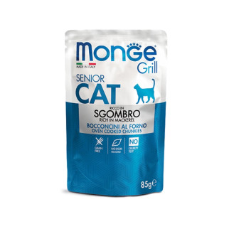 Корм Monge Cat Grill Wet Senior Sgombro вологий зі скумбрії для старіючих котів 85 гр - Інтернет-магазин спільних покупок ToGether