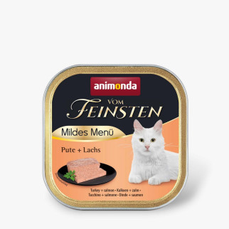 Корм Animonda Vom Feinsten Adult Turkey and Salmon вологий з індичкою та лососем для дорослих котів 100 гр - Інтернет-магазин спільних покупок ToGether