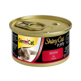 Корм GimCat Shiny Cat вологий з куркою в желе для дорослих котів 70 гр - Інтернет-магазин спільних покупок ToGether