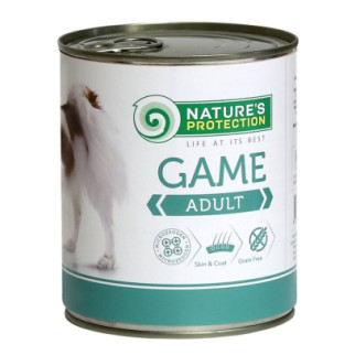 Корм Nature's Protection Adult Game вологий з дичиною для дорослих собак всіх порід 400 гр - Інтернет-магазин спільних покупок ToGether
