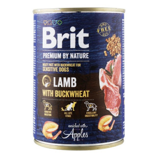 Корм Brit Premium Lamb and Buckwheat вологий з ягнятком та гречкою для дорослих собак 400 гр - Інтернет-магазин спільних покупок ToGether