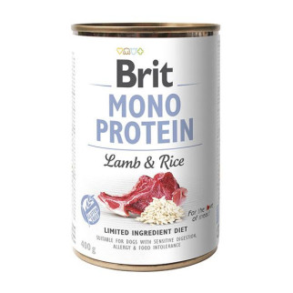 Корм Brit Mono Protein Dog Lamb and Rice вологий монопротеїновий з ягнятком та рисом для дорослих собак 400 гр - Інтернет-магазин спільних покупок ToGether