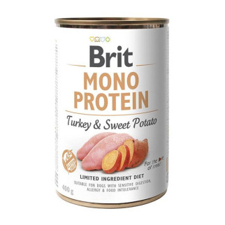 Корм Brit Mono Protein Dog Turkey та Sweet Potato вологий монопротеїновий з індичкою для дорослих собак 400 гр - Інтернет-магазин спільних покупок ToGether