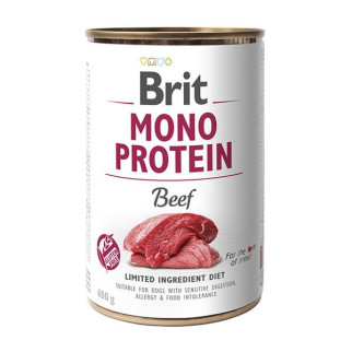 Корм Brit Mono Protein Dog Beef вологий монопротеїновий з яловичиною для дорослих собак 400 гр - Інтернет-магазин спільних покупок ToGether