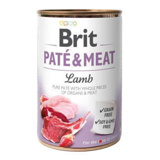 Корм Brit Pate & Meat Dog Lamb вологий з ягнятком для дорослих собак 400 гр - Інтернет-магазин спільних покупок ToGether
