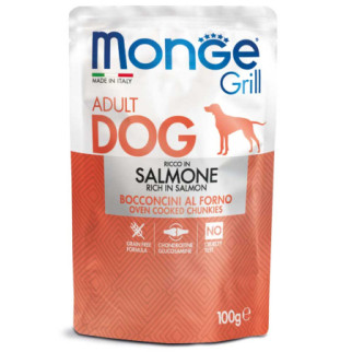 Корм Monge Dog Wet GRILL Salmone вологий з лососем для дорослих собак 100 гр - Інтернет-магазин спільних покупок ToGether