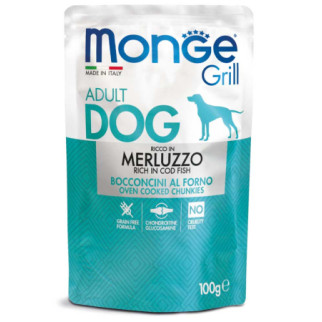 Корм Monge Dog Wet GRILL Merluzzo вологий з тріскою для дорослих собак 100 гр - Інтернет-магазин спільних покупок ToGether