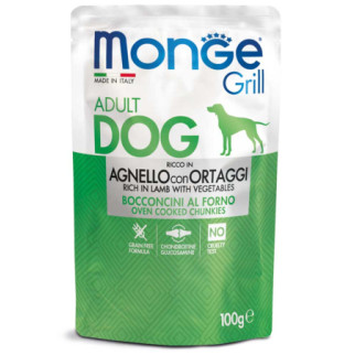 Корм Monge Dog Wet GRILL Agnello вологий з ягнятком для дорослих собак 100 гр - Інтернет-магазин спільних покупок ToGether