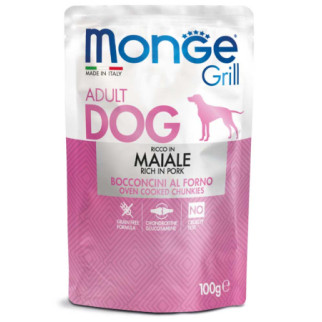 Корм Monge Dog Wet GRILL Maiale вологий зі свининою для дорослих собак 100 гр - Інтернет-магазин спільних покупок ToGether