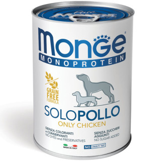 Корм Monge Monoprotein Dog Solo Pollo вологий з куркою для дорослих собак 400 гр - Інтернет-магазин спільних покупок ToGether