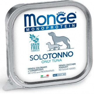 Корм Monge Monoprotein Dog Solo Tonno вологий з тунцем для дорослих собак 150 гр - Інтернет-магазин спільних покупок ToGether