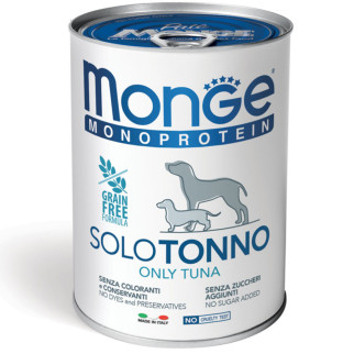 Корм Monge Monoprotein Dog Solo Tonno вологий з тунцем для дорослих собак 400 гр - Інтернет-магазин спільних покупок ToGether