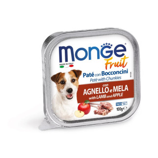 Корм Monge Dog Fruit Agnello вологий з ягнятком для дорослих собак 100 гр - Інтернет-магазин спільних покупок ToGether
