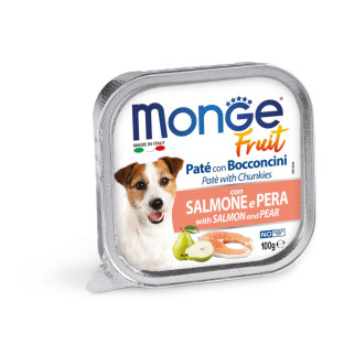 Корм Monge Dog Fruit Salmone вологий з лососем для дорослих собак 100 гр - Інтернет-магазин спільних покупок ToGether