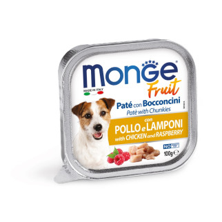 Корм Monge Dog Fruit Pollo вологий з куркою для дорослих собак 100 гр - Інтернет-магазин спільних покупок ToGether