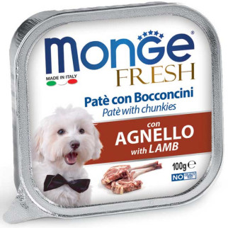 Корм Monge Dog Fresh Agnello вологий з ягнятиною для дорослих собак 100 гр - Інтернет-магазин спільних покупок ToGether