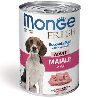 Корм Monge Dog Fresh Maiale вологий зі свининою для дорослих собак 400 гр - Інтернет-магазин спільних покупок ToGether