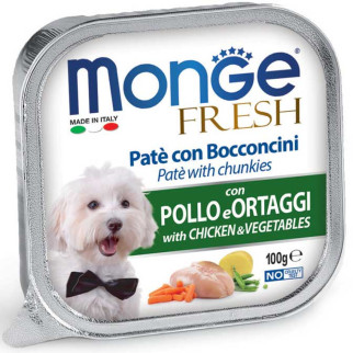 Корм Monge Dog Fresh Pollo вологий з куркою та овочами для дорослих собак 100 гр - Інтернет-магазин спільних покупок ToGether