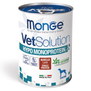 Корм Monge VetSolution Wet Hypo Canine Agnello вологий гіпоалергенний для дорослих собак 400 гр - Інтернет-магазин спільних покупок ToGether