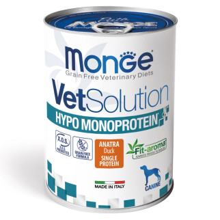 Корм Monge VetSolution Wet Hypo Canine Anatra вологий гіпоалергенний для дорослих собак 400 гр - Інтернет-магазин спільних покупок ToGether