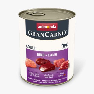Корм Animonda Gran Carno вологий з яловичиною та ягням для дорослих собак 800 гр - Інтернет-магазин спільних покупок ToGether