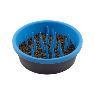 Миска для повільного годування Dexas Slow Feeder Dog Bowl 1.44 л блакитний - Інтернет-магазин спільних покупок ToGether