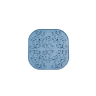 Килимок для злизування ласощів та їжі FIBOO Lollipop, 19 см, блакитний - Інтернет-магазин спільних покупок ToGether
