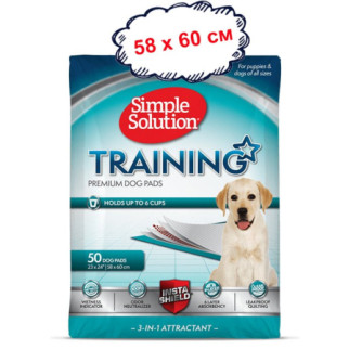 Пелюшки Simple Solution Training Premium Dog Pads для собак 58 х 60 см 50 шт - Інтернет-магазин спільних покупок ToGether