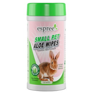 Вологі серветки для грумінгу дрібних тварин ESPREE Small Animal Wipes 50 шт - Інтернет-магазин спільних покупок ToGether