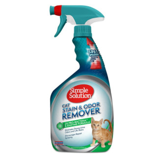 Нейтралізатор запаху і плям від котів з про-бактеріями Simple Solution Cat Stain and Odor Remover 946 мл - Інтернет-магазин спільних покупок ToGether