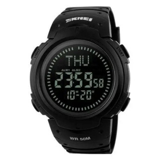 Годинники наручні чоловічі SKMEI 1231BK, брендові чоловічі годинники, модні чоловічі годинники. Колір: чорний - Інтернет-магазин спільних покупок ToGether