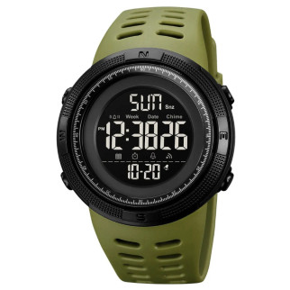 Годинник наручний чоловічий SKMEI 2070AG ARMY GREEN, армійський годинник протиударний. Колір: зелений - Інтернет-магазин спільних покупок ToGether