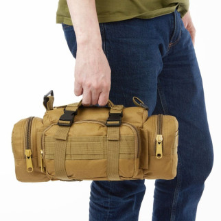 Сумка - підсумок тактична поясна Tactical військова, сумка нагрудна з ременем на плече 5 літрів кордура - Інтернет-магазин спільних покупок ToGether